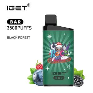 iGET BAR VAPE 3500 PUFF – BLACK FOREST - buy IGET BAR online Australia