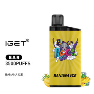 iGET BAR VAPE 3500 PUFF – BANANA ICE - buy IGET BAR online Australia
