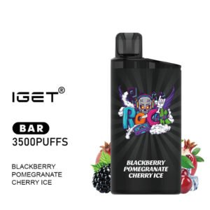 iGET BAR VAPE 3500 PUFF – BLACKBERRY POMEGRANATE CHERRY ICE - buy IGET BAR online Australia