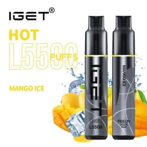 iGET HOT VAPE 5500 PUFF – MANGO ICE - buy IGET HOT online Australia