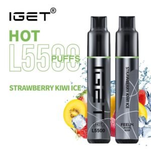 iGET HOT VAPE 5500 PUFF – STRAWBERRY KIWI ICE - buy IGET HOT online Australia