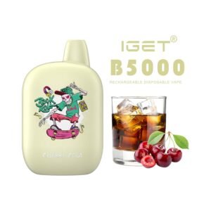 iGET B5000 VAPE 5000 PUFF – CHERRY COLA - buy IGET B5000 online Australia