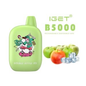 iGET B5000 VAPE 5000 PUFF – DOUBLE APPLE ICE - buy IGET B5000 online Australia