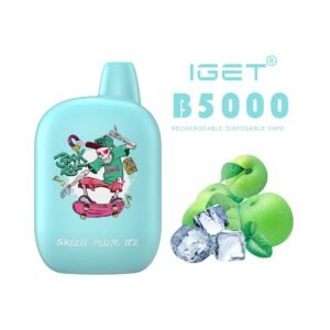 iGET B5000 VAPE 5000 PUFF – GREEN PLUM ICE - buy IGET B5000 online Australia